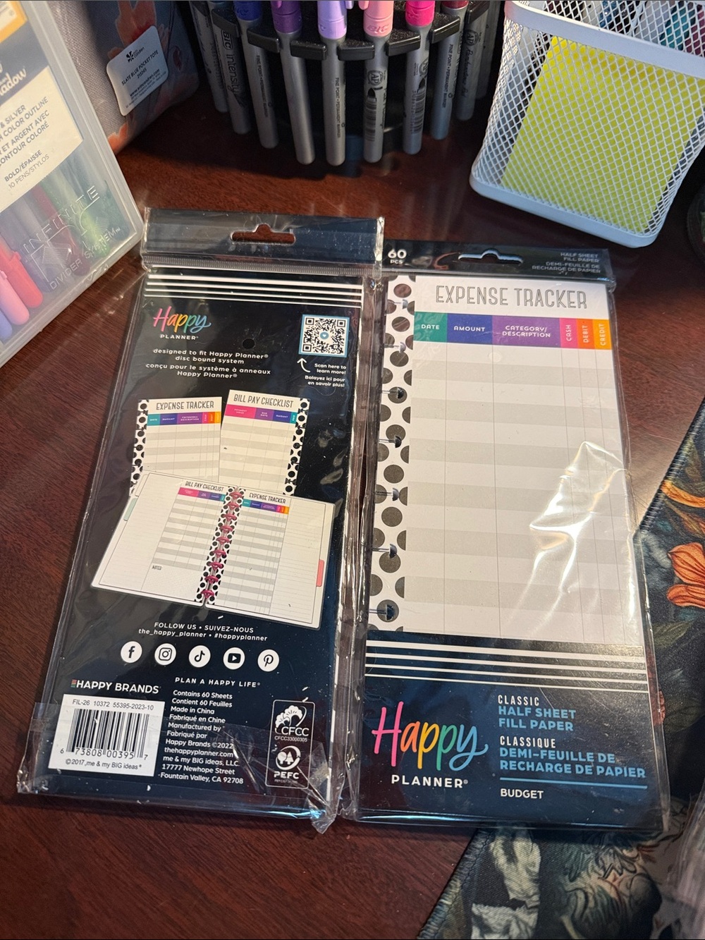 Happy Planner - Classic Half-Sheet Expense Tracker Refill - 2 available